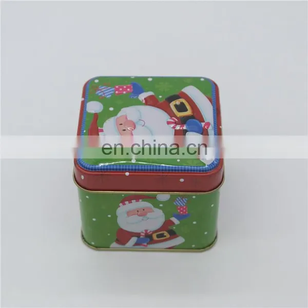 Christmas Festival Small Gift Candy Storage Metal Tin Cans Factory photo-6