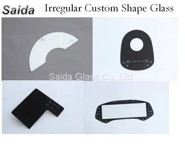 5mm Black Silk Printing Strengthened Tempered Glass Shelves for Games Consoles, Surround Speakers Floating Shelf photo-4