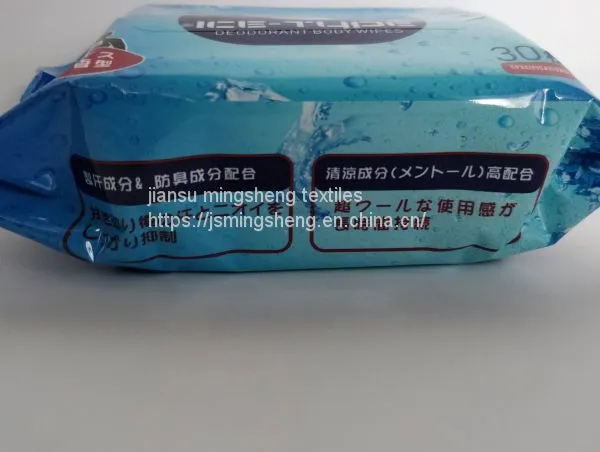 Portable Ice Cooling Adult Wet Wipes Alcohol-free Deodorant Body Wet Tissue photo-4
