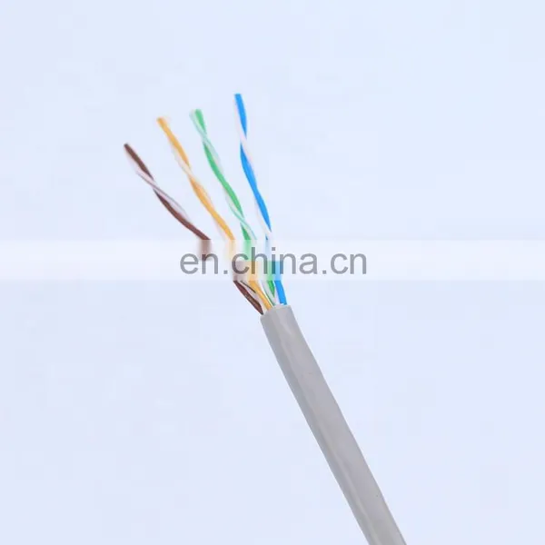 UTP Cat5e 2 Pairs CCA /copper 24AWG Pvc/LSZH Jacket Lan Cable for Broadband Network Communication photo-2