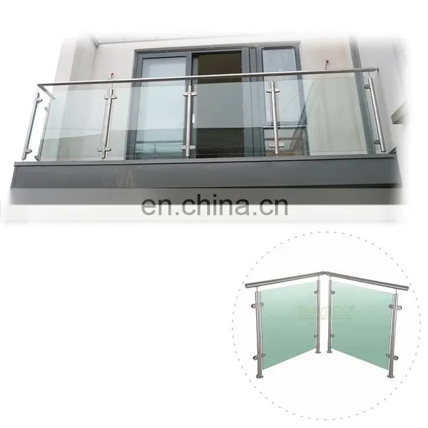 New Product Glass Balustrades 50x50mm Deck Railing photo-5
