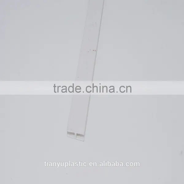 H Shape Plastic White Strip for Link Back Board h Extrusion Profile photo-3
