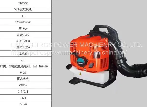 4stroke Snow Blower Back-pack Gasoline Leaf Blower Forest Wind Extinguisher photo-4