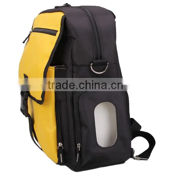 Yellow Microfiber New Design Baby Bags With Changing Mat photo-4
