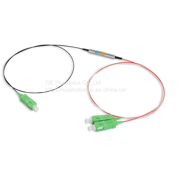 Оптическое устройство фильтра CWDM WDM 1*2 в стеклянной трубке, диапазон длин волн 1260~1620 нм для выбора, модуль мультиплексора CWDM