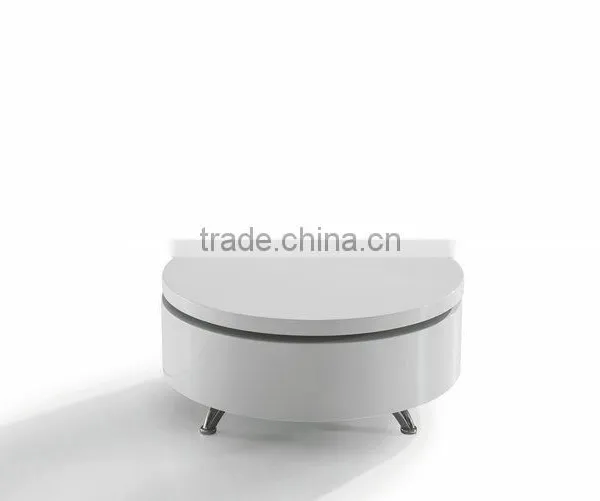 Flower Shape Multi Functional White Coffee Table For Comfort Quality Choice photo-2