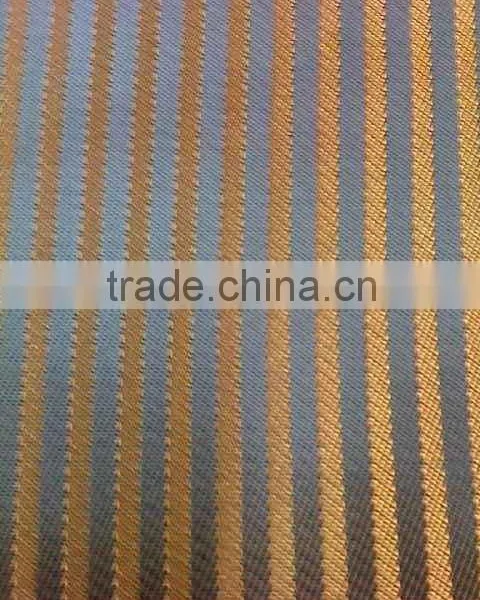 Polyester Viscose Stripe Dobby Lining Fabric for Coat and Suit