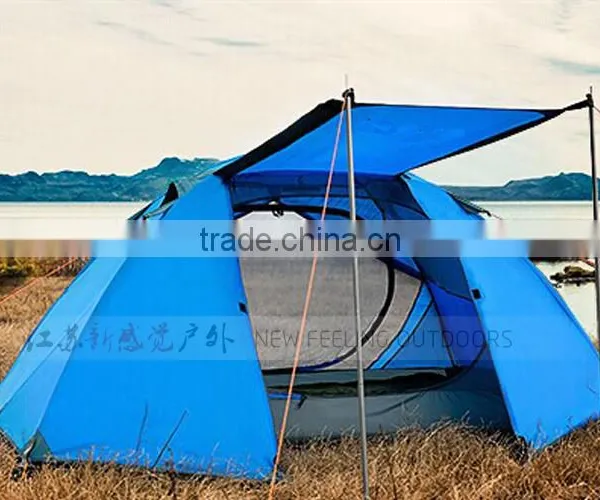 TOOTS High-Quality Outdoor Family Camping Tent ,Foldable Double Layers Camping Tent for 3 Person photo-2