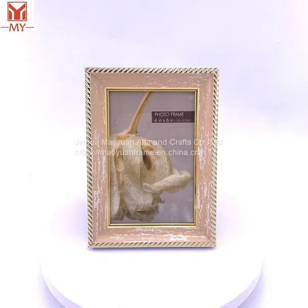 Wholesale 5x7 Inch PS Plastic Photo Frame Lace Photo Frame Desk for Living Room Decoration photo-2
