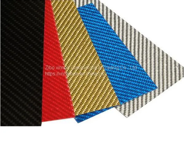 Colored Carbon Fiber Sheets 3mm Carbon Fiber Sheet