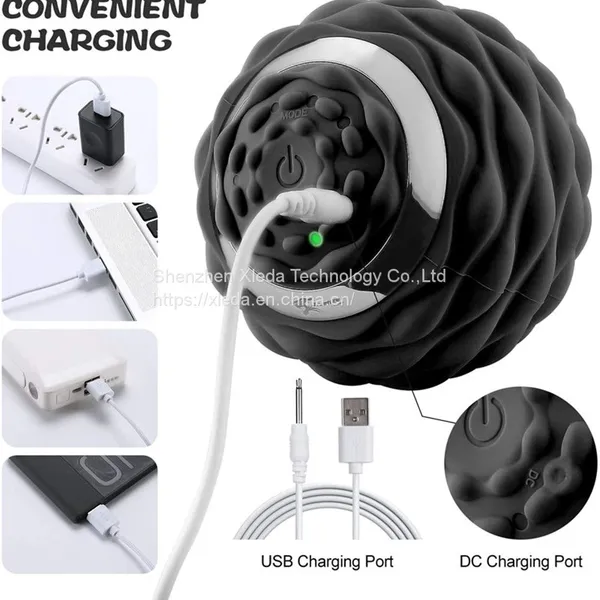Factory Vibrating Massage Ball 4-Speed High-Intensity Vibrator Massagers Roller Ball photo-2