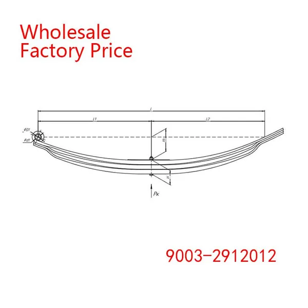 9003-2912012 9002 Leaf Spring Wholesale For TRAILER photo-2