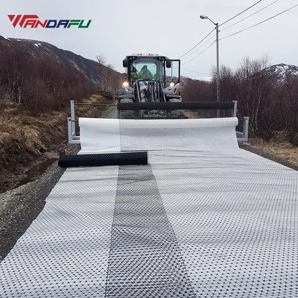 Wandafu EGA 40-40 kN Fiberglass Geogrid Road Reinfordcement Geogrid photo-4