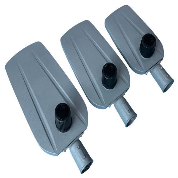 240w outdoor integrated power supply smart dimmable street lamp head with photocontrol and time control (0-10v)