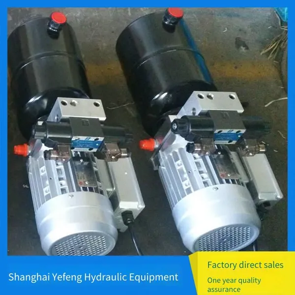 Small Hydraulic System - Power Unit - 12v Small Hydraulic Station for Sanitation Vehicles, Small in Size and Free Shipping photo-4