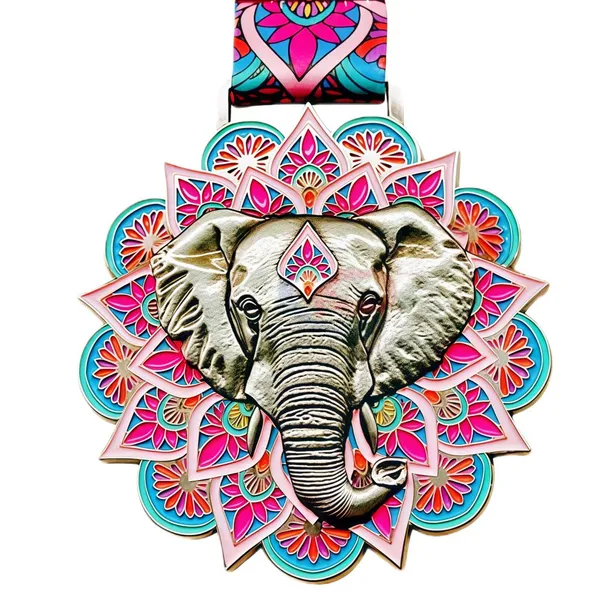 Custom City Landmark Family Run Medal For Dragon Boat Online Event Metal Souvenir Medal photo-4