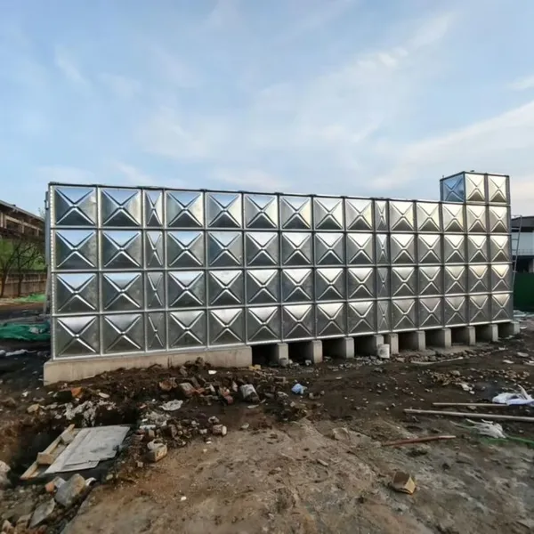 New Design SMC FRP Composite Bolted Panel Water Tank for Island Water Supply