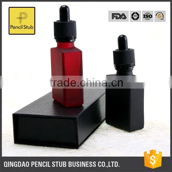 Glass Dropper Bottles 30ml Empty Glass Bottles With Dropper With Childproof Evident Cap Black Matte Frosted e Liquid Bottle photo-4
