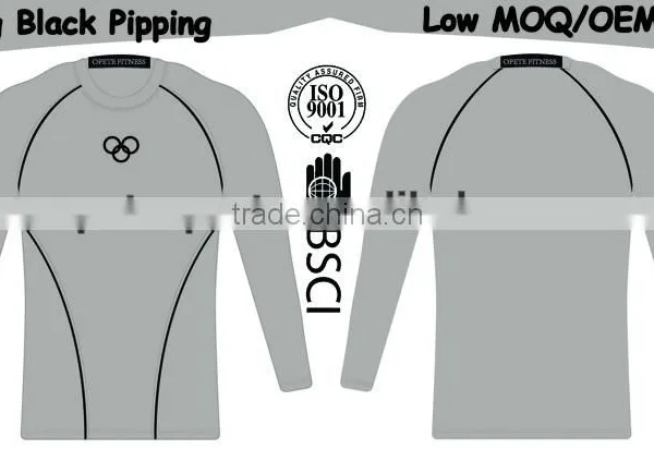 Custom Compression Tight Shirts, Compression Wear for Man, Fitness Compression Tshirts photo-2