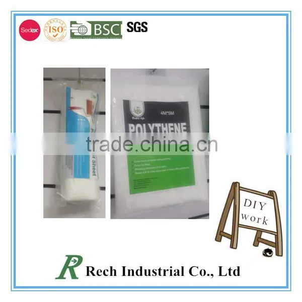 Hot Sale 4m x 12.5m Dustproof LDPE/HDPE Dust Sheet photo-2