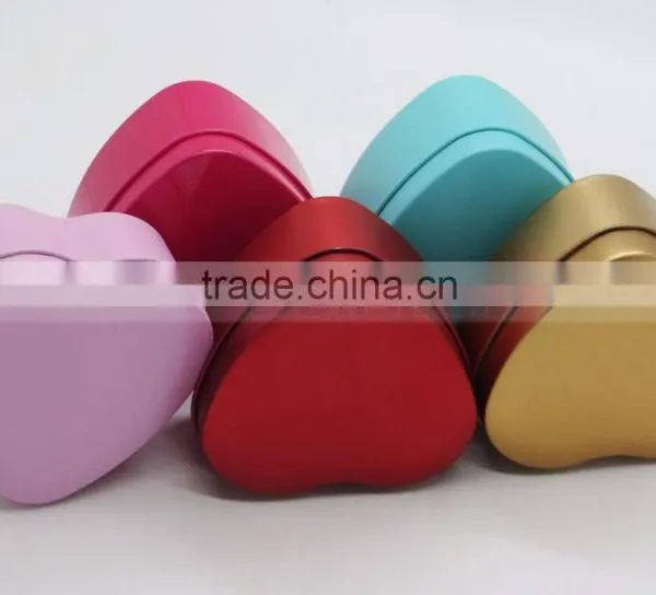 73mm x 38mm Best Choice for Candy Chocolate Factory Price Wedding Heart Tinplate Box photo-4