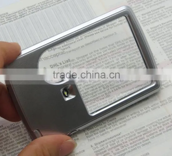 Button Battery Logo Printing Card Magnifier LED Magnifying Bookmark photo-4