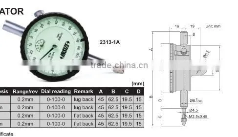 Digital Dial Test Precision Indicator 2830-1/2313-1A photo-2