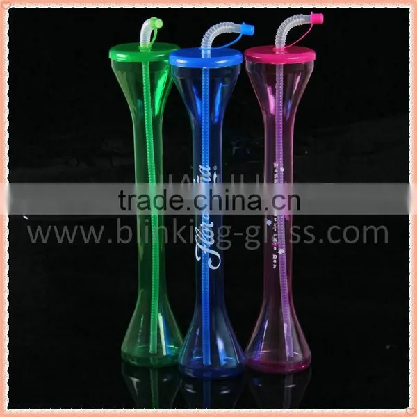 Dumbbell Plastic Yard Glass Slush Cup photo-2