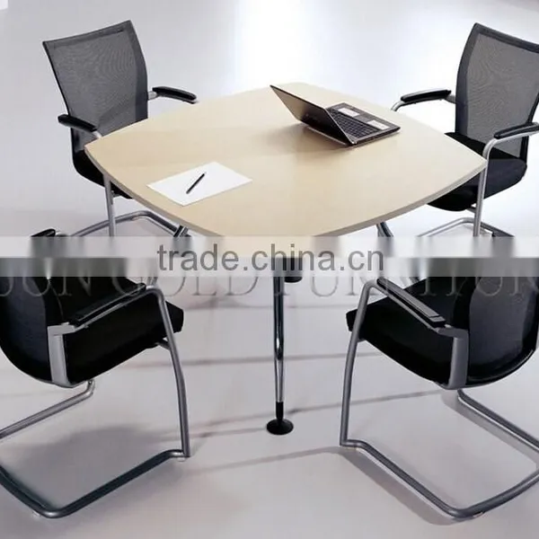 Modern Small Round Melamine Office Meeting Table (SZ-MT123) photo-6