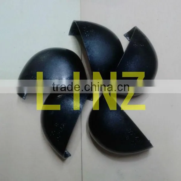 Anti-Rust Steel Toe Cap With Rubber Strip For Safety Shoes In Black photo-3
