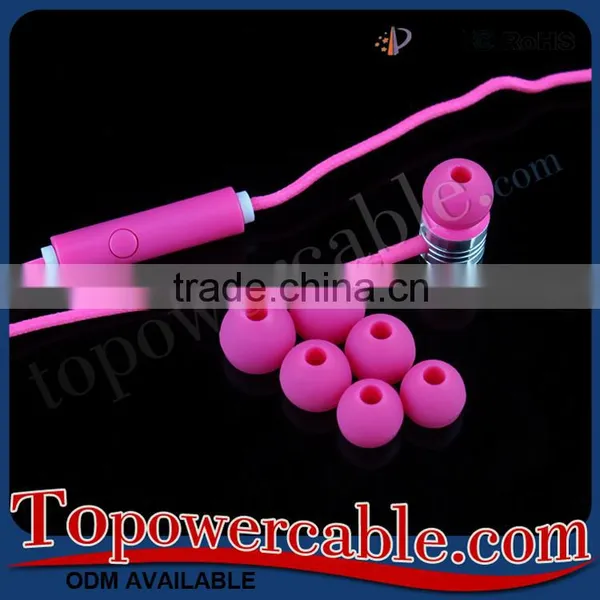 Cool Premium Plastic Colorful Customized Earbuds Handsfree For Girls photo-6