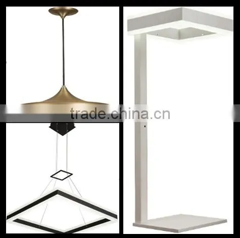 High Quality Led Simple Sandy Black Decoration Aluminum+Acrylic Chandelier Light Model RT1072-3 photo-3