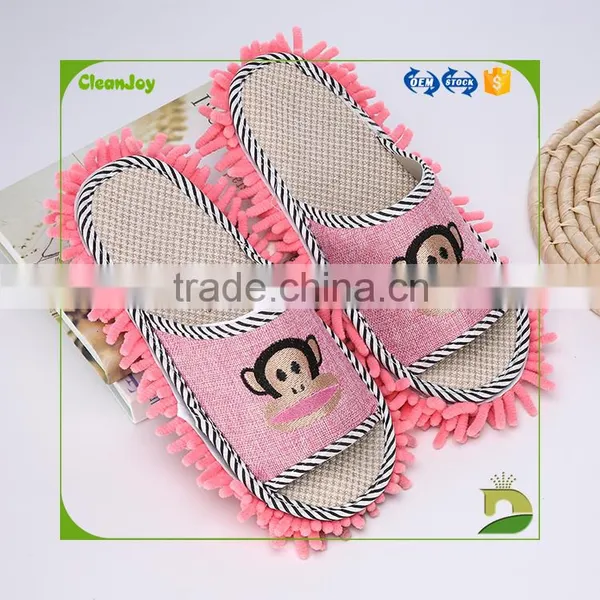 Custom Logo Super Absorbent Waterproof Chenille Slipper photo-4