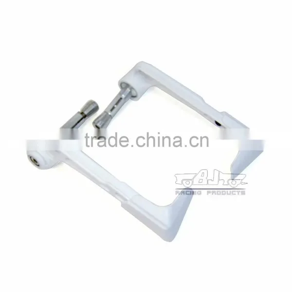 BJ-LG-004 White Bent Style Plastic Motorcycle Brake Clutch Lever Guard photo-3