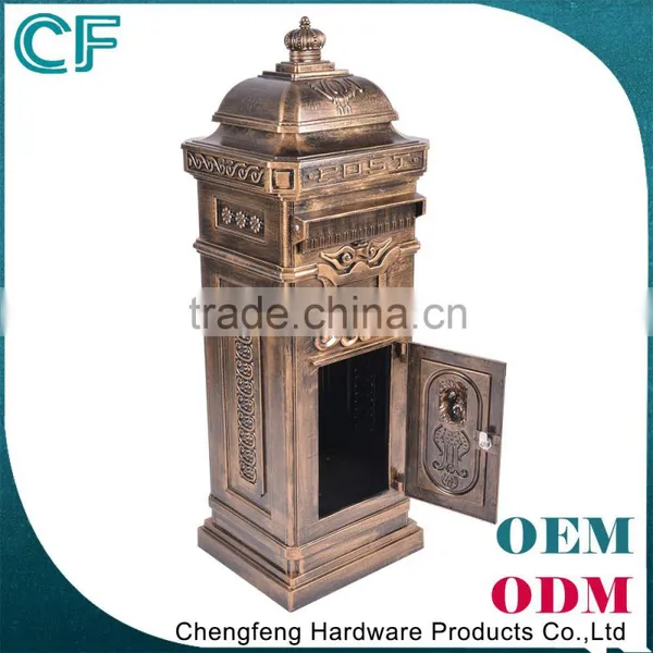 Produce Cast Aluminiun Residential Victorian Letterbox Germany Style photo-5