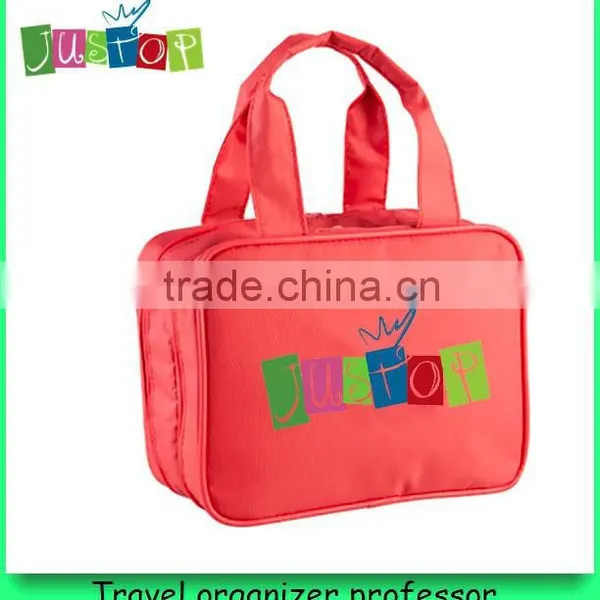 2014 NEW! Dual Zippers Pouch Organizer for Clothes and Cosmetics photo-2