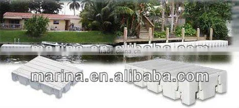 Good Quality White Pontoon Modular Floating Platform photo-3