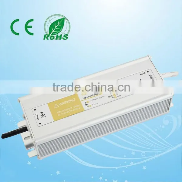 AC Input Voltage 170~264V / DC 15v Switching Power Supply 6.7A Waterproof Power Supply With IP67 Water Level