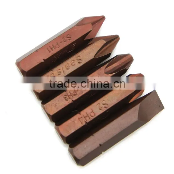 5Pcs 38mm Length Phillips Slotted Screwdriver Set Bit Electric Drill Screwdriver Bits With Magnetic AR-46 photo-2