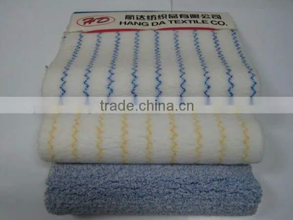 Woven Polyester Paint Roller Fabric With Color Stripe 750g/sqm-12mm