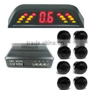 LED Auto Parking System 8 Parking Sensor Slim LED System