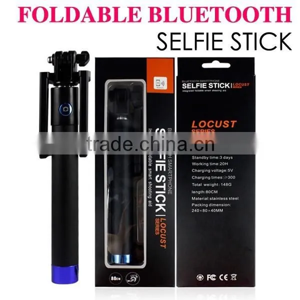 The Gadget Wholesale Colorful Wireless Monopod Bluetooth Selfie Stick ,camera Mini Tripod photo-4