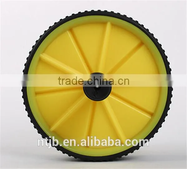 New 2015 Detachable Portable Workout Training Wheel Roller Abdominal Roller With Free Knee Pad Power Wheel photo-5