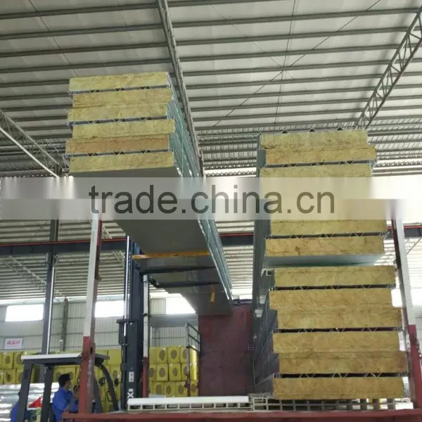 Good Quality Fireproof Roch Wool Sandwich Panel photo-6