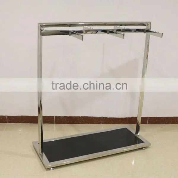 Variable Stainless Steel Clothes Hanging Rack for Shop Display photo-2