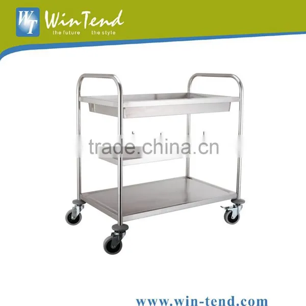 Hotel Restaurant AISI 304 Quality Stainless Steel Trolley photo-6
