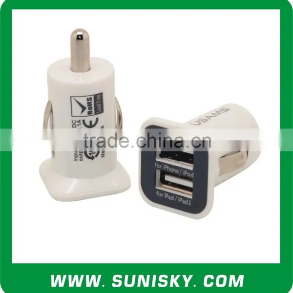 Car Charger With Dual USB Charger (SR675)