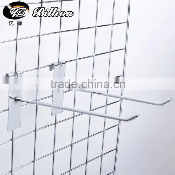 High Quality Chrome Coated Metal Wire Display Netting Hook for Exhibition