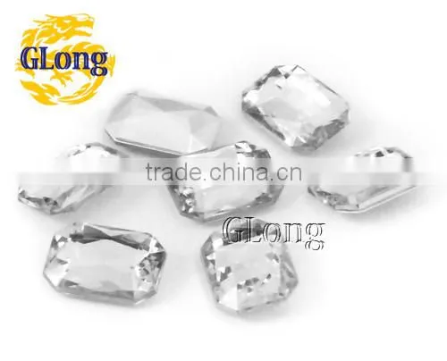 13*18mm Acrylic Point Back Octagon Mix Color Bling Rhinestone&Crystal For Stylish Bags Garment Shoes #GY011-18P(Mix-s) photo-3