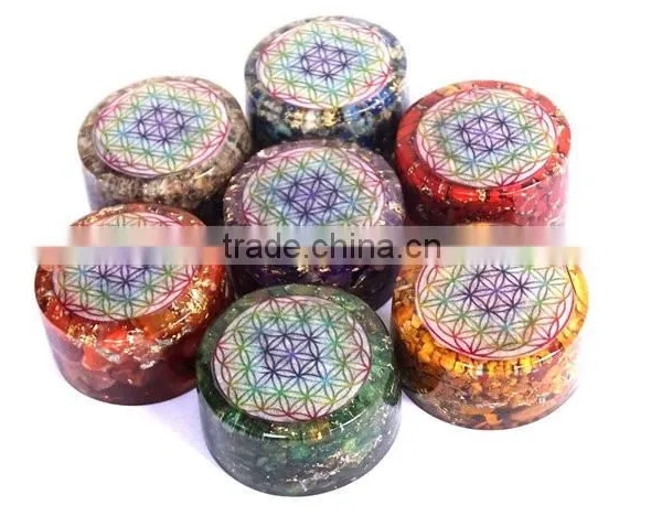 Wholesale Orgone Tower Buster Chakra Set : Flower Of Life photo-5